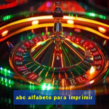 abc alfabeto para imprimir